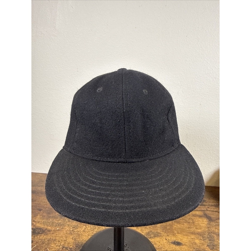 Ebbets Field x Fontenelle Supply Co Wool Cap Navy Made in USA Adjustable Hat
